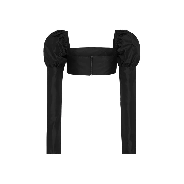 Macgraw Canary Top in Black, view 4