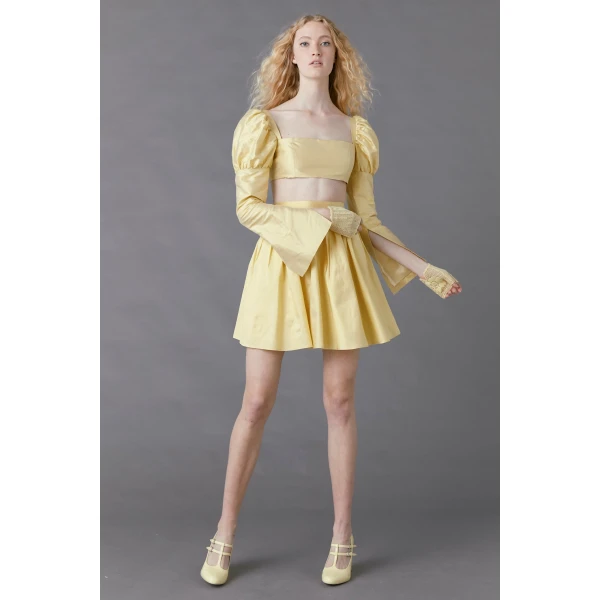 Macgraw Canary Top in Butter, view 2