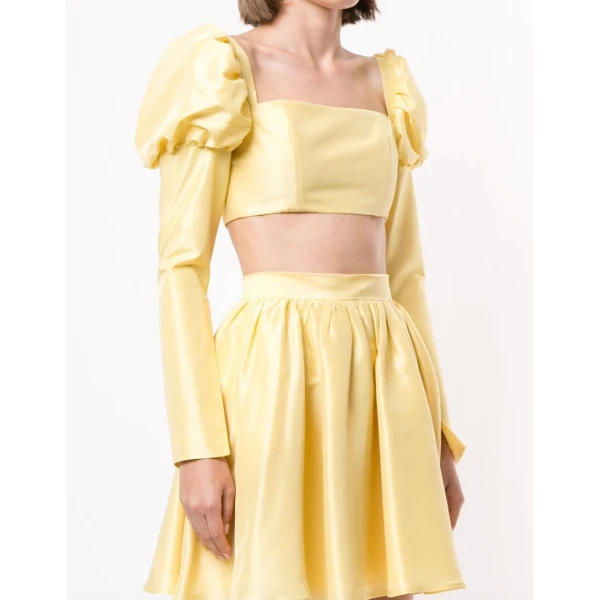 Macgraw Canary Top in Butter, view 4