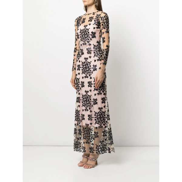 Macgraw Cavalleri Dress in navy sequin, view 4