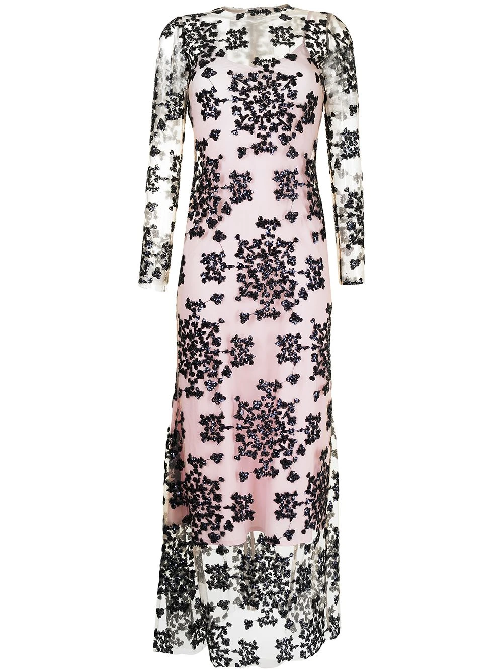 Macgraw Cavalleri Dress in navy sequin