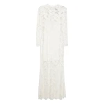 Macgraw Cavalleri Dress in white cotton lace