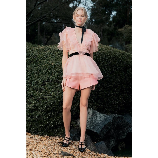 Macgraw Chandelier Top in Pink, view 3