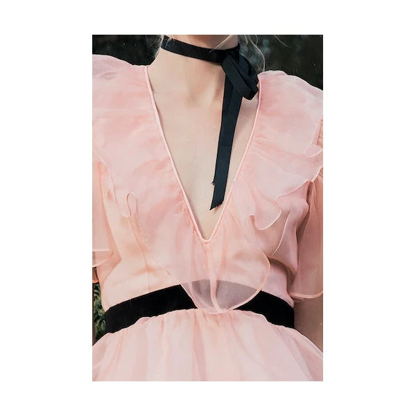 Macgraw Chandelier Top in Pink, view 5