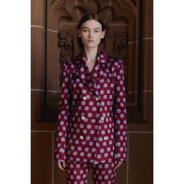 Macgraw Circa 72 Blazer in Maroon Crest, view 2