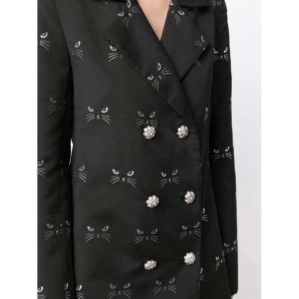 Macgraw Circa 72 Blazer in black cat, view 6
