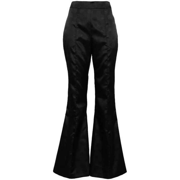 Macgraw Circa 72 Trouser in Black Crest jacquard, view 5