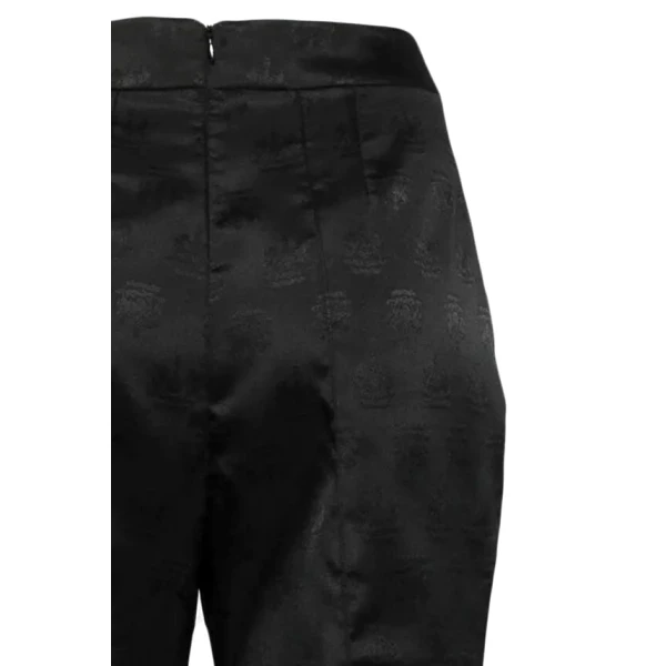 Macgraw Circa 72 Trouser in Black Crest jacquard, view 6