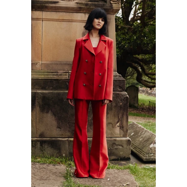 Macgraw Circa 72 Trouser in Red, view 2