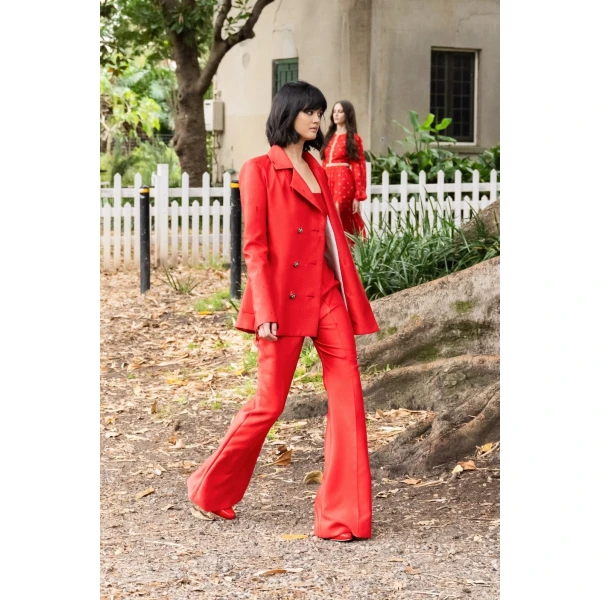 Macgraw Circa 72 Trouser in Red, view 5
