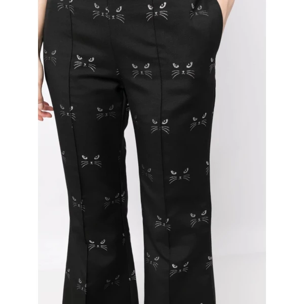 Macgraw Circa 72 Trouser in black cat, view 4