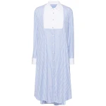 Macgraw Collegiate Dress in Blue and white stripe
