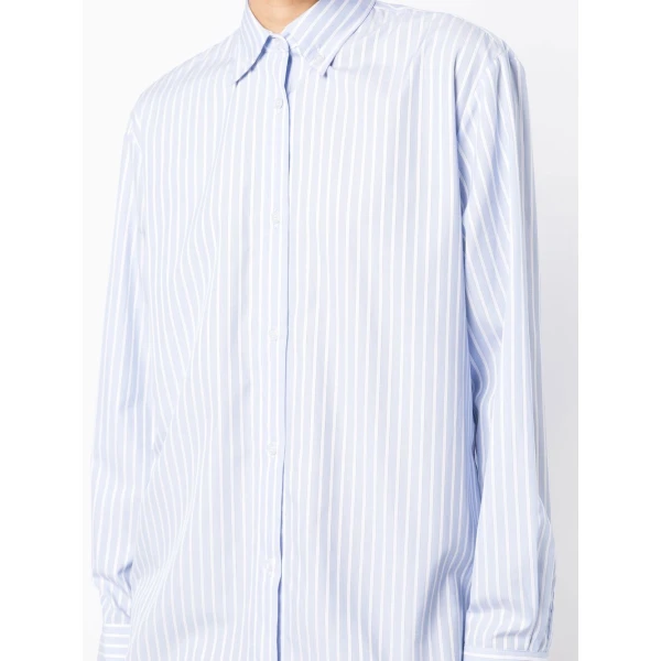 Macgraw Critic Shirt in Blue stripe, view 4