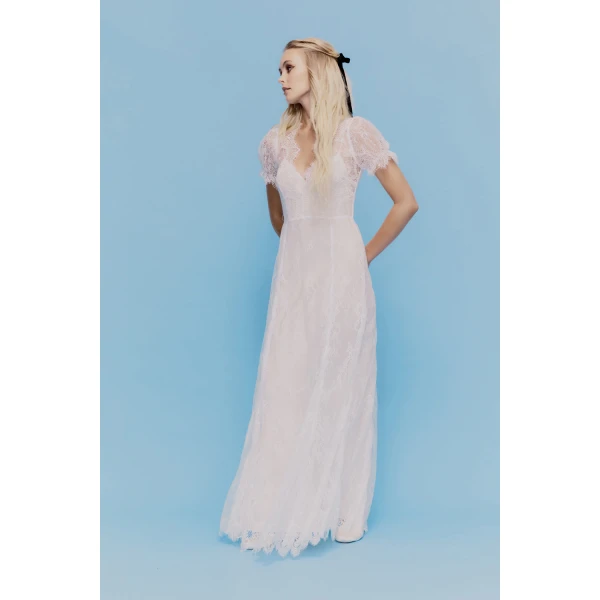 Macgraw Endora White lace Dress, view 2