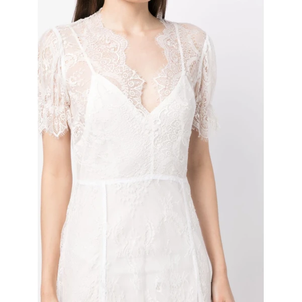 Macgraw Endora White lace Dress, view 4