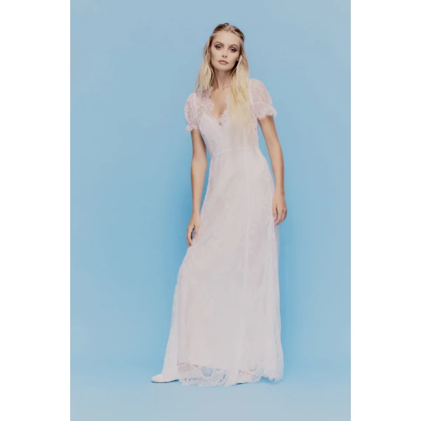 Macgraw Endora White lace Dress, view 5