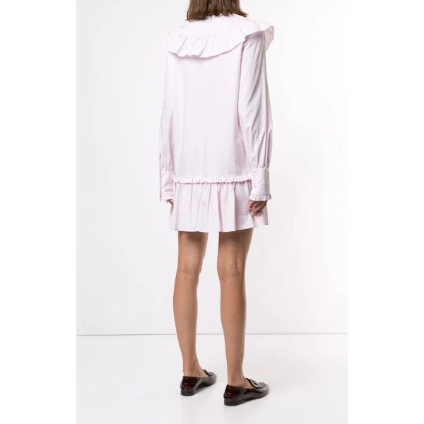 Macgraw Fable Cotton Dress in Pink Stripe, view 5