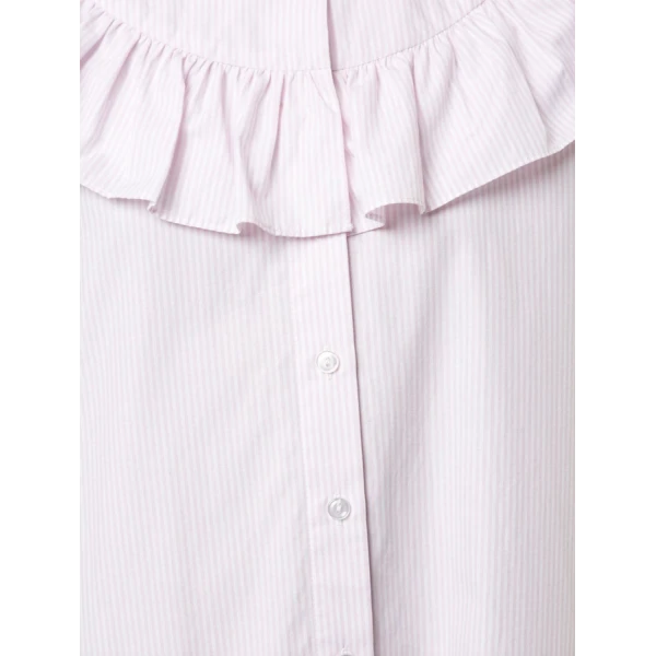 Macgraw Fable Cotton Dress in Pink Stripe, view 6
