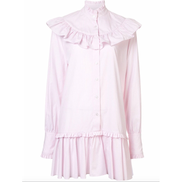 Macgraw Fable Cotton Dress in Pink Stripe