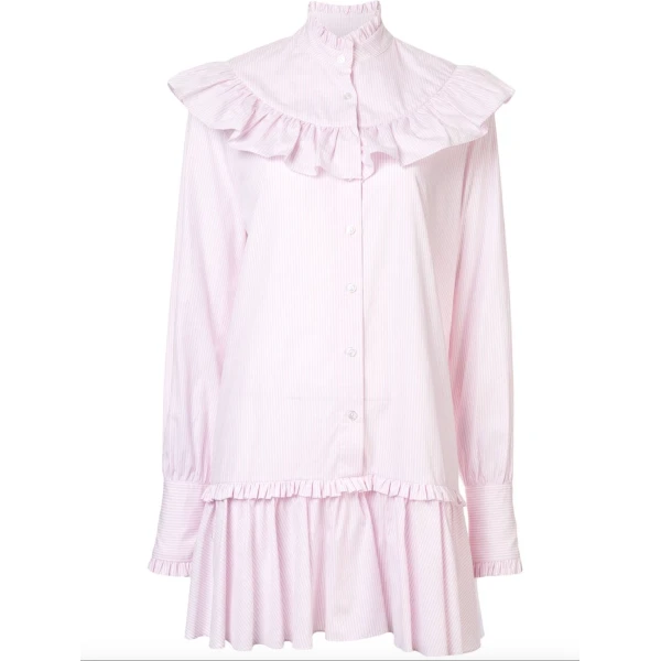 Macgraw Fable Cotton Dress in Pink Stripe