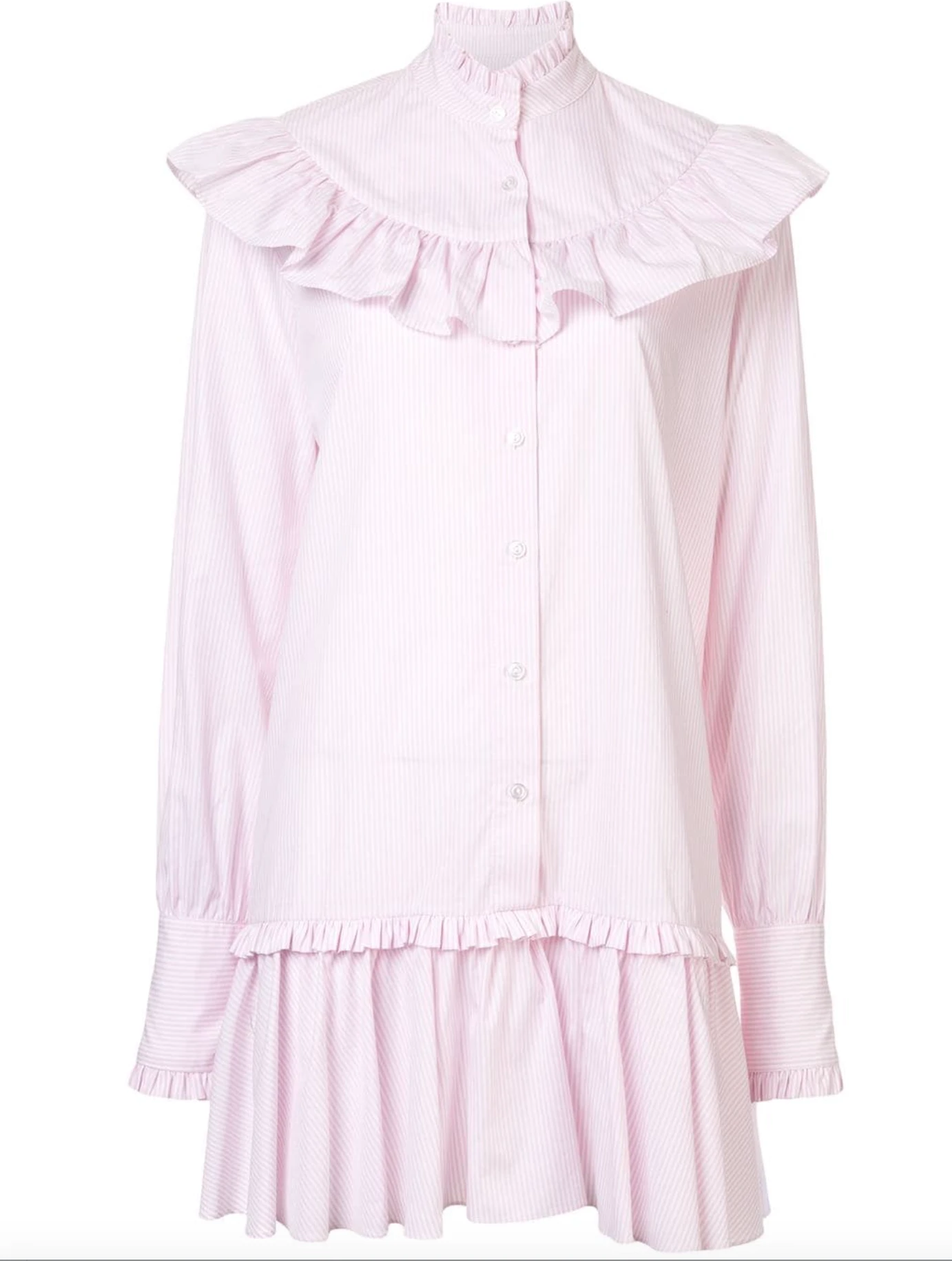 Macgraw Fable Cotton Dress in Pink Stripe