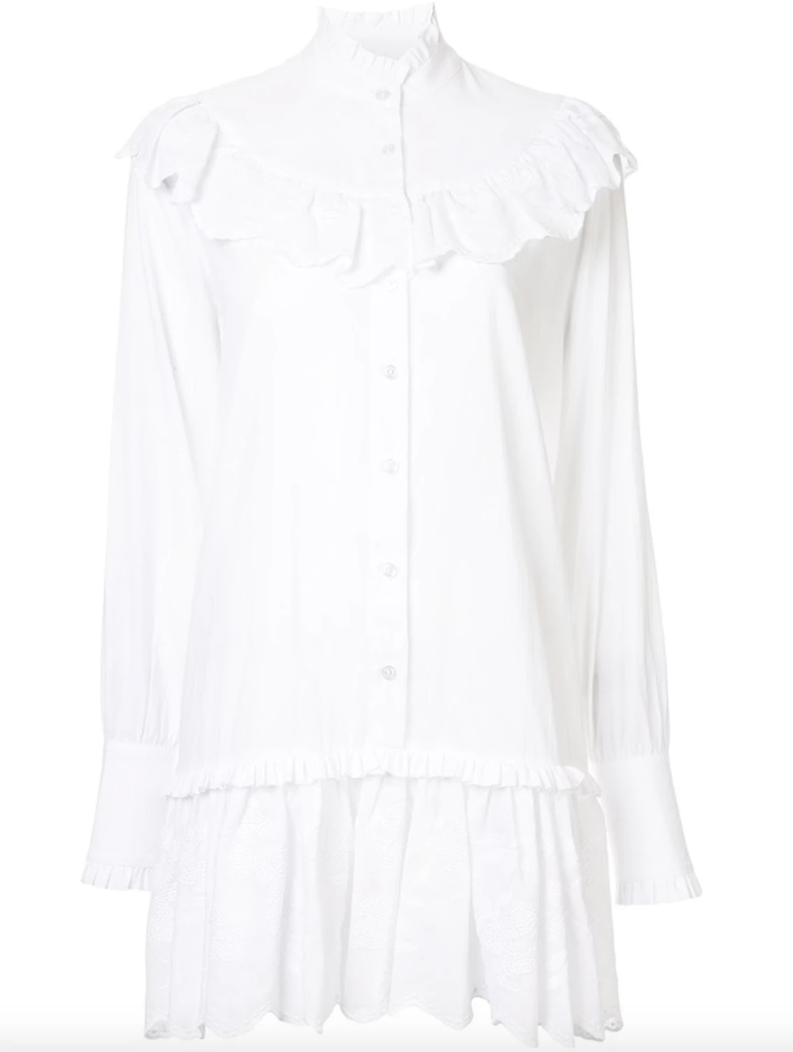 Macgraw Fable Cotton Dress in White