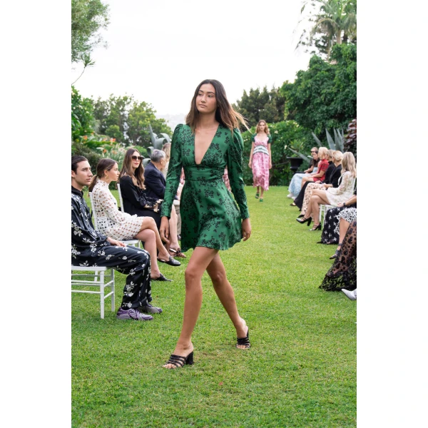 Macgraw Fable Dress in Green, view 2