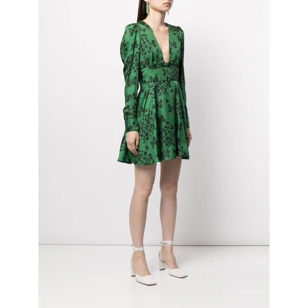Macgraw Fable Dress in Green, view 4