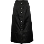 Macgraw Faculty Skirt in Black Crest Jacquard