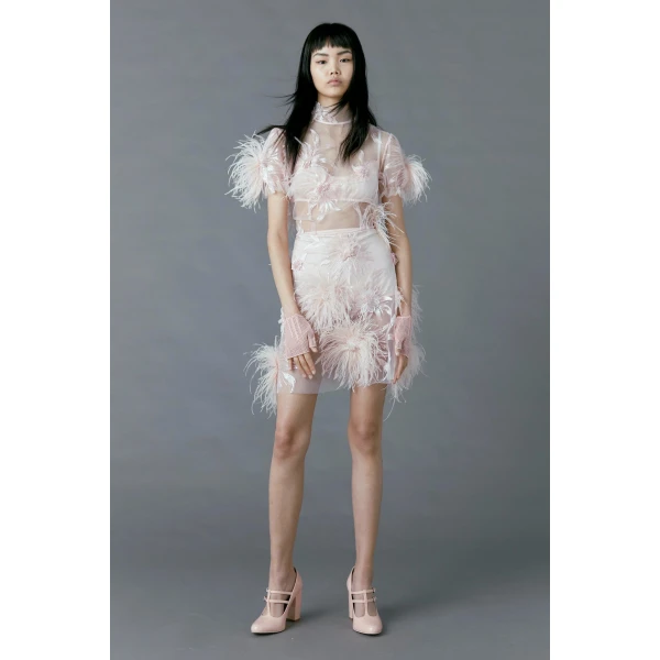 Macgraw Flock Dress, view 2