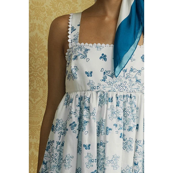 Macgraw Florence Dress in Porcelain print, view 5
