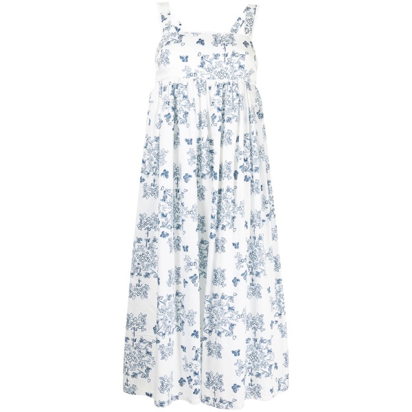 Macgraw Florence Dress in Porcelain print
