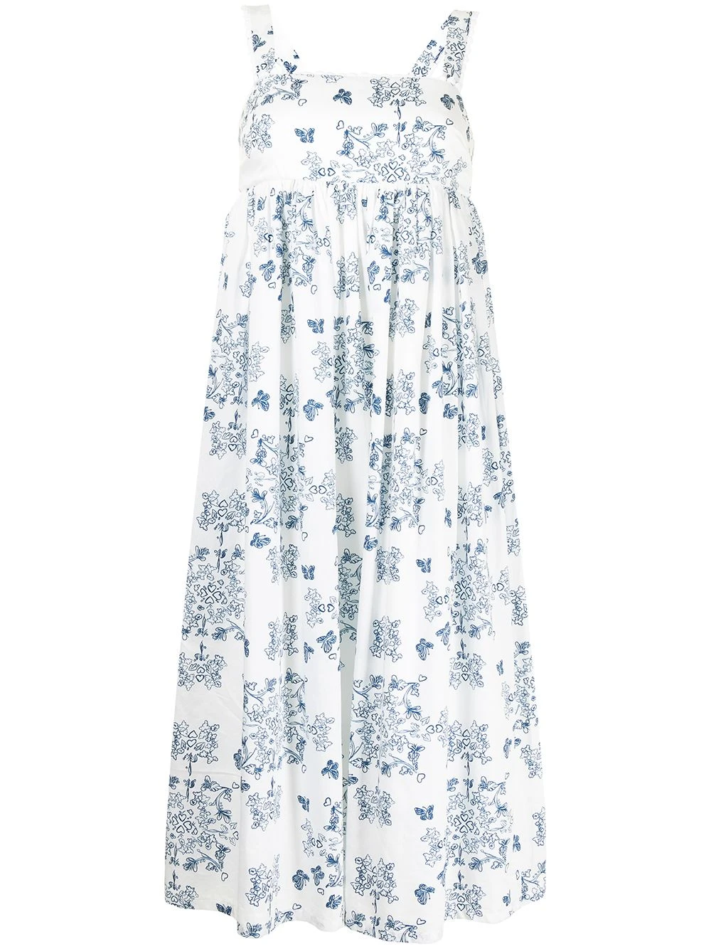 Macgraw Florence Dress in Porcelain print