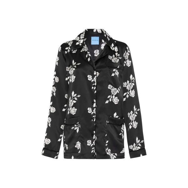 Macgraw ‘He loves me’ PJ set in Black Rose