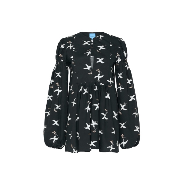Macgraw Hibernation Top in Bird Print