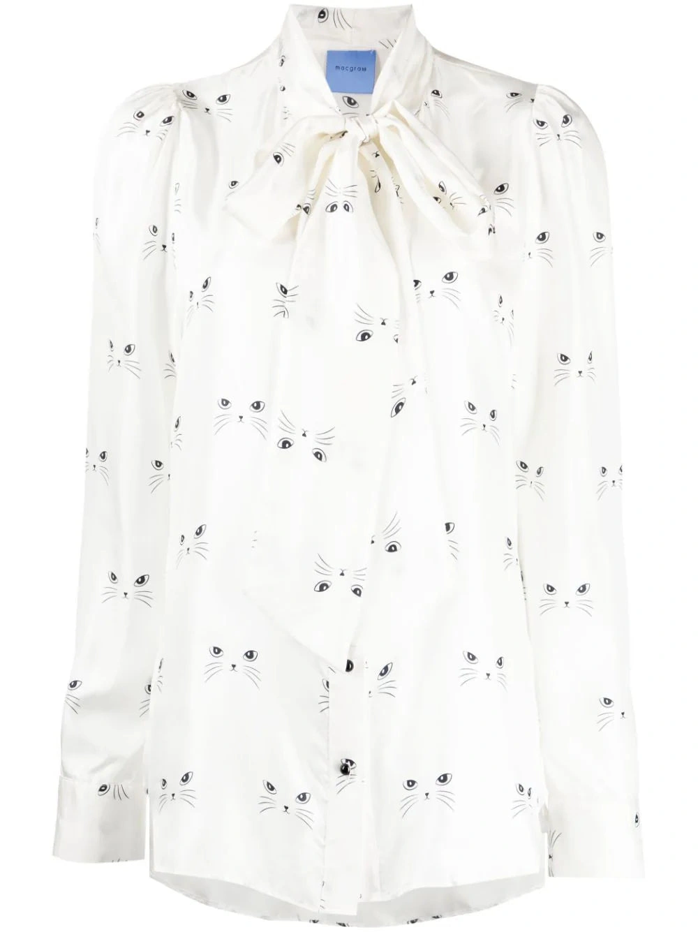 Macgraw Illumination Blouse in Cat print
