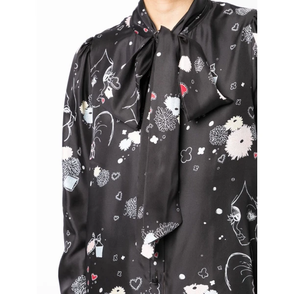 Macgraw Illumination Blouse in Tabetha print, view 5