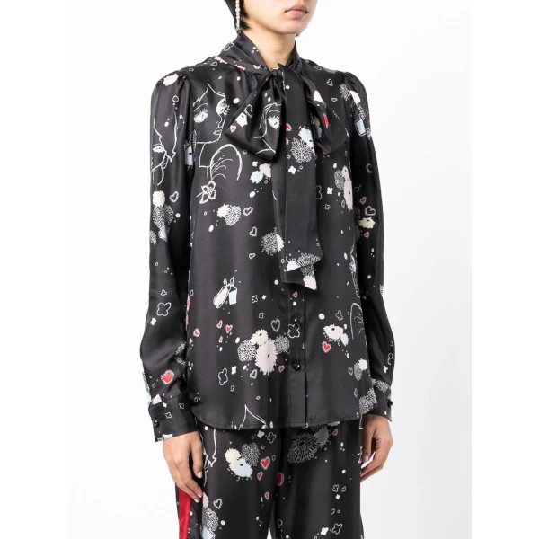 Macgraw Illumination Blouse in Tabetha print, view 6