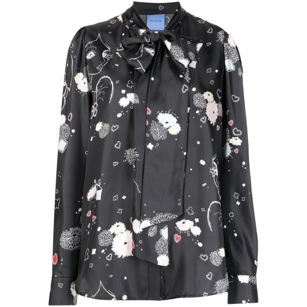 Macgraw Illumination Blouse in Tabetha print