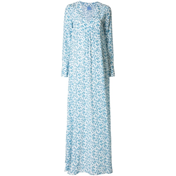 Macgraw Jardin Dress in Blue Print