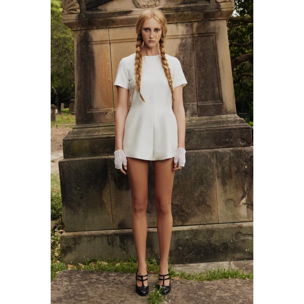 Macgraw Joan Jumpsuit in Ivory, view 3