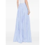 Macgraw Literature Skirt in Blue and white stripe