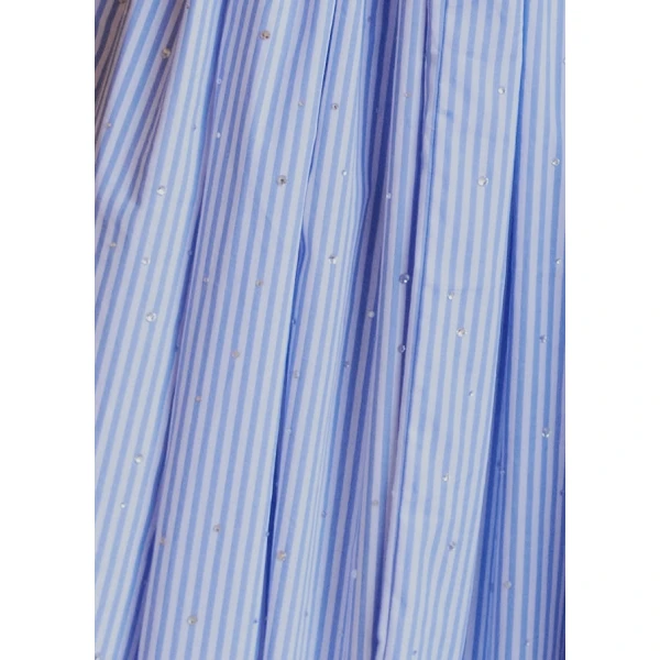 Macgraw Literature Skirt in Blue and white stripe, view 6