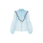 Macgraw Love bird blouse in blue
