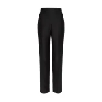 Macgraw Non Chalant Trouser in black silk wool