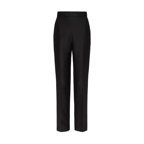 Macgraw Non Chalant Trouser in black silk wool