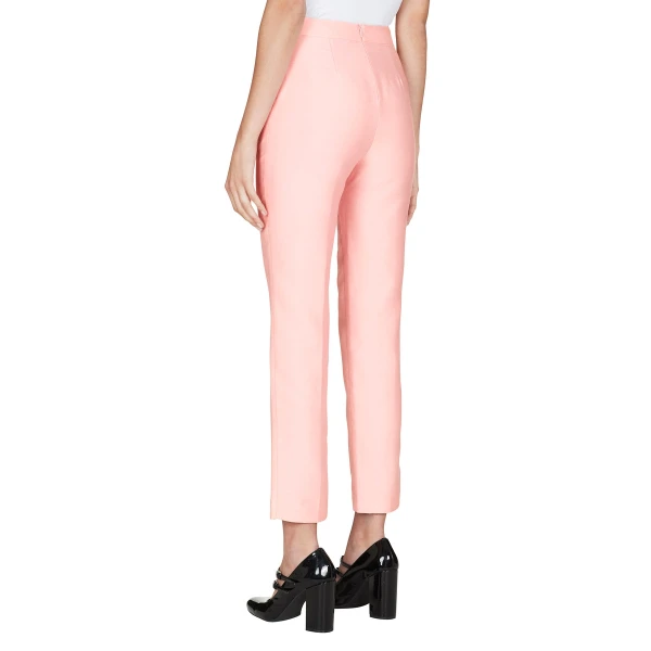 Macgraw Non Chalant Trouser in pink silk wool, view 5