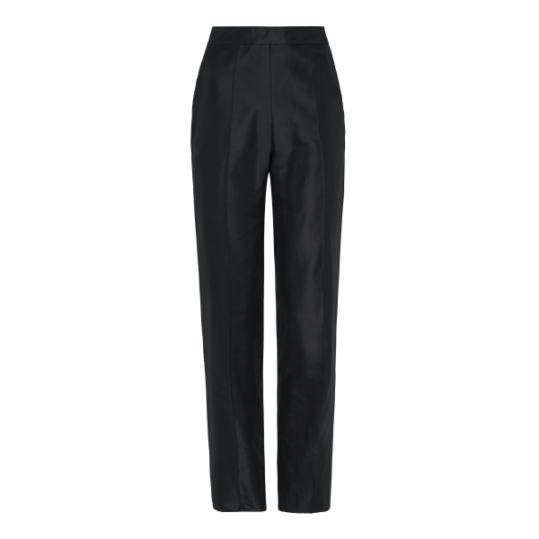 Macgraw Non chalant Silk Trouser in black