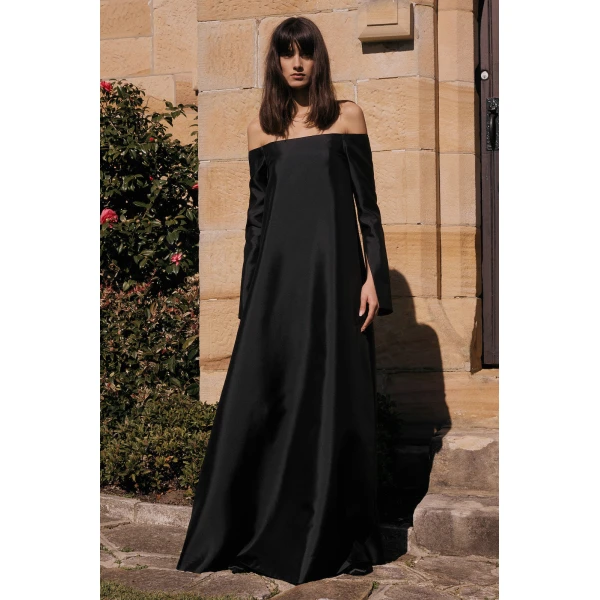 Macgraw Nuptial Dress in Black, view 2