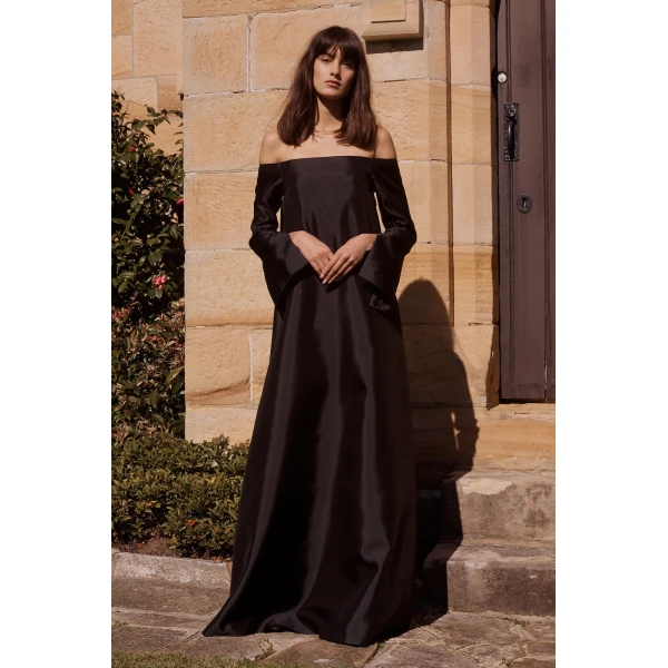 Macgraw Nuptial Dress in Black, view 3